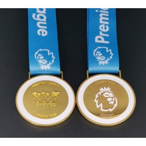 The 2020-21 Season The Manchester City Champions Medal The 2019-20 Season Champions Medal Replica Fans collections
