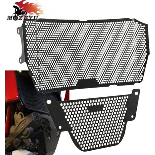 New For Ducati Monster 1200 25 Anniversario Monster 1200 S/R 2013-2020 2019 Motorcycle Radiator Guard Cover&Oil Cooler Guard Set