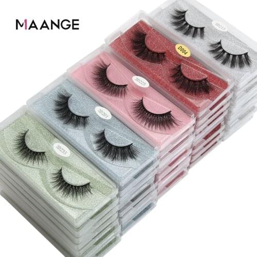 Wholesale Eyelashes 5/10/50/100pcs pairs 3D Mink Lashes Natural False Eyelashes Volume Makeup Eyelash Extension Silk Eyelashes