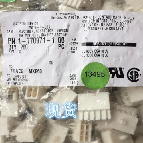 Original new 100% 1-770971-1 connector double row 10 core socket plated contact