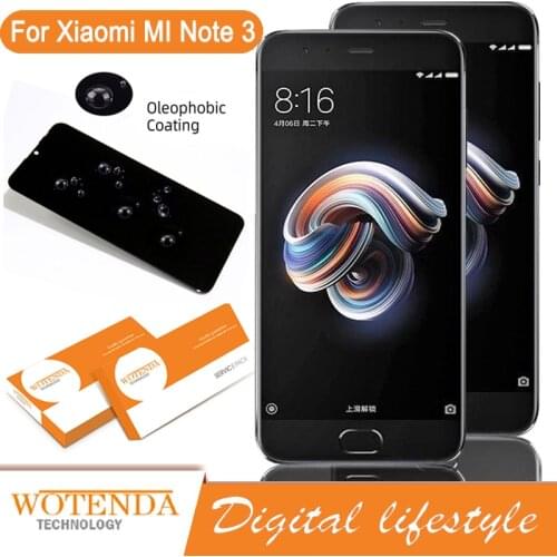 Original LCD with frame For Xiaomi Mi Note3 LCD Display Touch Screen with frame Replacement Accessories For Xiaomi Mi Note 3 LCD