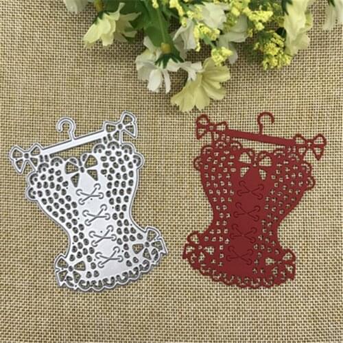 Dress Frame Metal Cutting Dies For DIY Scrapbooking Album Embossing Paper Cards Decorative Crafts