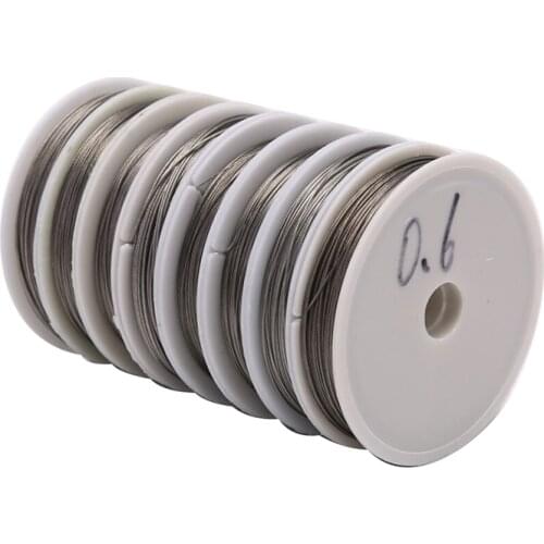 Stainless Steel Wire For DIY Jewelry Making 0.3/0.35/0.38/0.45/0.5/0.6/0.7/0.8mm Never Fade Wire Cord Line Handmade
