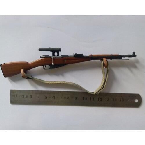 1/6 Gun Model WWII For 12 inch Figure Dolls Puppet Soviet 1944 Blocking Rifle T1033 Sniper rifle In Stock
