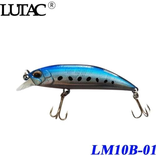 1pcs LUTAC 60mm 8.1g Sinking fishing carp Minnow crank wobbler jerkbait Fishing Store