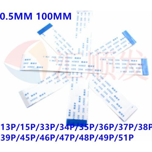 10pcs!!! FFC FPC Flat flexible cable 1.0MM 4 5 6 8 10 12 14 16 18 20 22 24 26 28 30 32 34 36 38 40 45 50 54 60 Pi