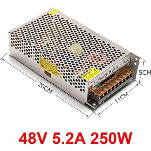 48V 5.2A 250W power supply AC/DC 3A 5A 8.3A 12.5A 10A 15A 28A switching power supply