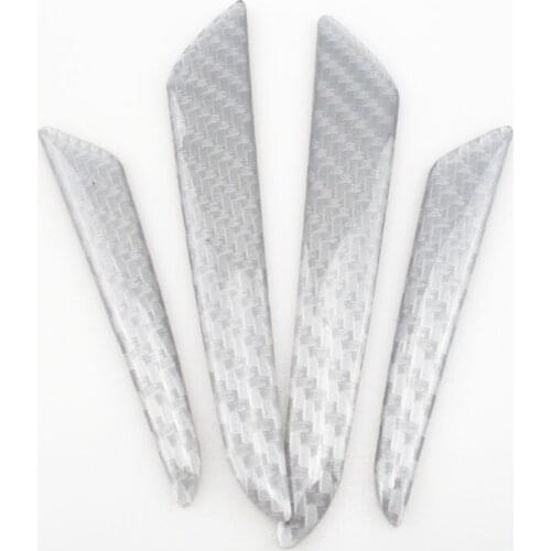 4x carbon fiber door trim strip anti-scratch strip anti-collision strip for BMW 1 2 3 4 5 6 7 Series X1 X3 X4 X5 X6 325 328 F30
