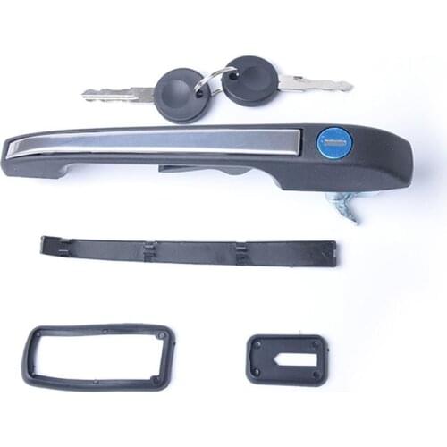 Car Door Handle Lock W/ Keys Auto Front Left Exterior Door Handle For VW Golf Jetta MK1 MK2 191837205A/191837205 210*32*64mm