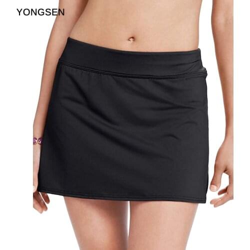 YONGSEN 2020 Bikinis Swim Skirt Beach Cover Up Modest Women Beachwear Short Bikinis Swimsuit Bathing Swimwear Plus Size