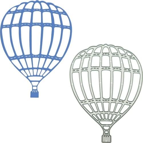 Large Size Hot Air Balloon Pattern Die Cutter For DIY Clip Art Book Photo Album Decorating Metal Cutting Stencil