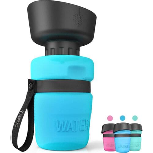 Dog Water Bottle Foldable Pet Feeder Bowl Portable Water Bottle Pets Outdoor Travel Drinking Dog Bowls Drink Bowl Dogs BPA Free