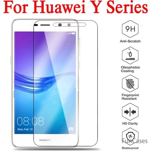 For Huawei Y3 Protective Glass For Huawei Y7 Y5 Y6 Y9 Y 3 5 6 7 9 Pro Prime 2017 2018 Screen Protector Tempered Glas 9H Film