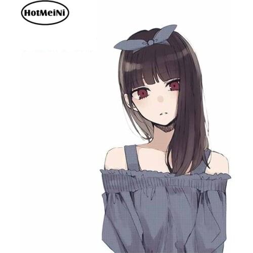 HotMeiNi 13cm x 7.5cm For Cartoon Motorcycle Car Stickers Vinyl Material Decal Body For Car Personality Scratch-Proof Decor