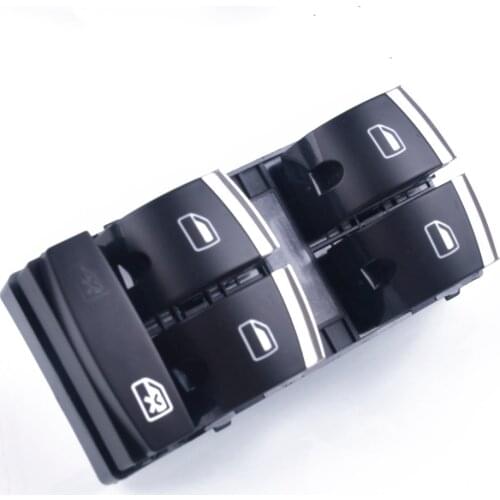 Chrome Master Window Switch For Audi A3 8P A4 S4 RS4 B6 B7 A6 S6 RS6 C6 Q7 4F0959851H