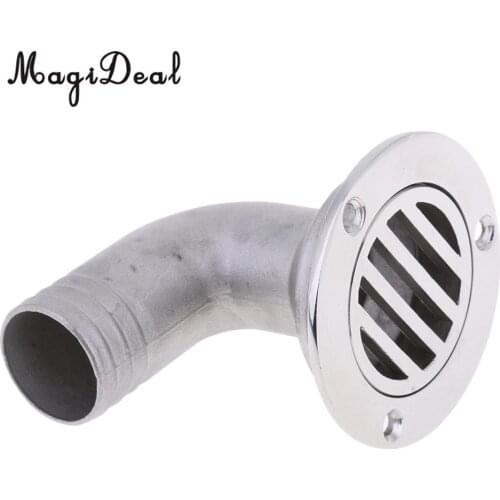 MagiDeal 32mm Marine Boat Deck Drain Scupper 316 Stainless Steel Boat Plumbing Fittings for Fishing Kyak Canoe Boat Accessories