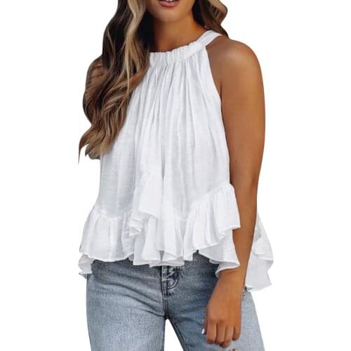MAIGSWHOO Sleeveless Blouses
