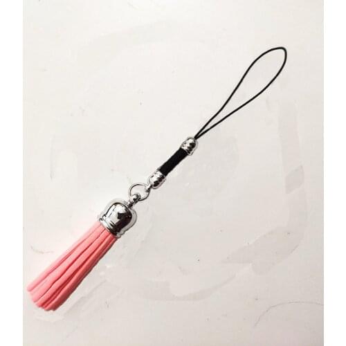 22 Color Suede Tassel Key Chain Mini Leather Key Ring Cute Pendant Bag Charming Car Key Holder Personality Gifts