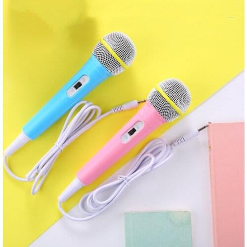 Musical Instrument Wired Microphone Toy Karaoke Singing Kid Funny Gift Music Toy Microphone Toy Kids Children Christmas Gift