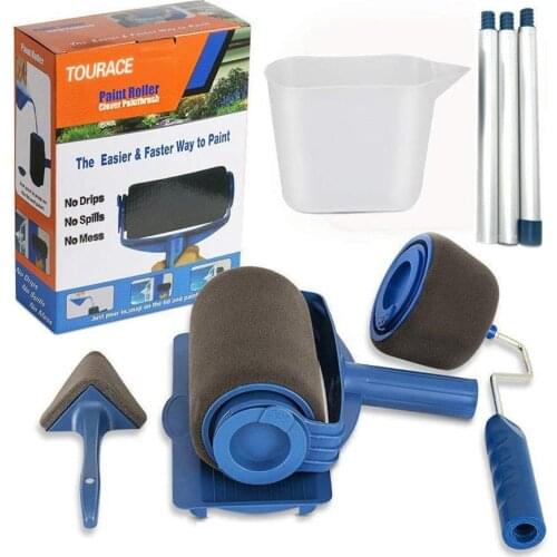 Wall Decorate Painting Roller Brush Set Paint Runner Pro Brush Kit Multifunctional House Paint Rollers Runner Pro Tools Set