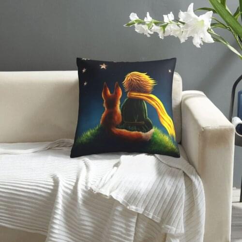The Little Prince pillowcase printed cushion cover sofa waist pillow pillow cover