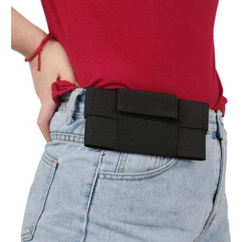 Invisible Mobile Phone Bag Breathable Wear-Resistance Waist Pouch Running Waist Bag Outdoor Retro Waistband Waist Bag Cozy