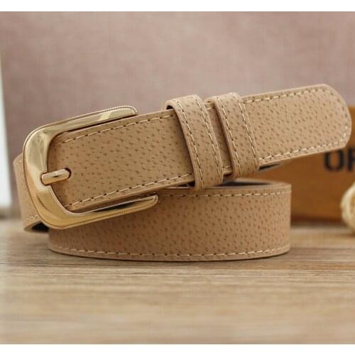 Female imitation pigskin wide belt high quality fashion student versatile belt Jeans Dress Accessories wide belt