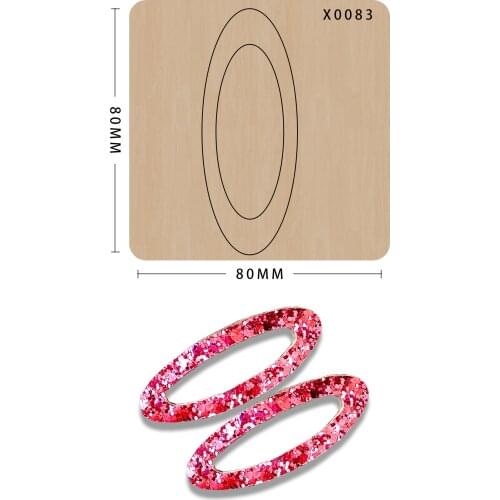 Die Cut Wood Hairpin Scrapbook Diy Handmade Crafts Wood Moulds Dies Cut Making Decor Supplies Dies Template