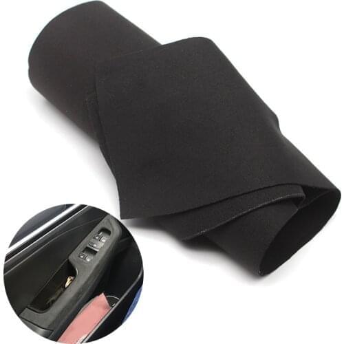 1pc 1.38*0.45M Car Roof Shed Door Handle Pull Center Armrest Dashboard Panel Steering Wheel Seat DIY Cutting Suede Cover