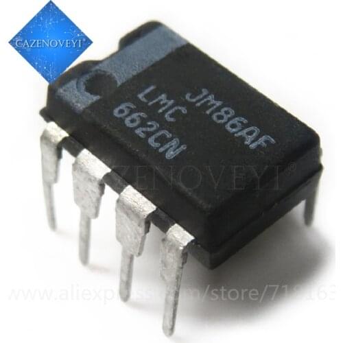 10pcs/lot LMC662CN LMC662AIN LMC662 DIP-8 In Stock