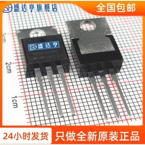 10Pcs/Lot MBR4060CT MBR4060 40A 60V TO220 DIP Schottky Barrier Diode