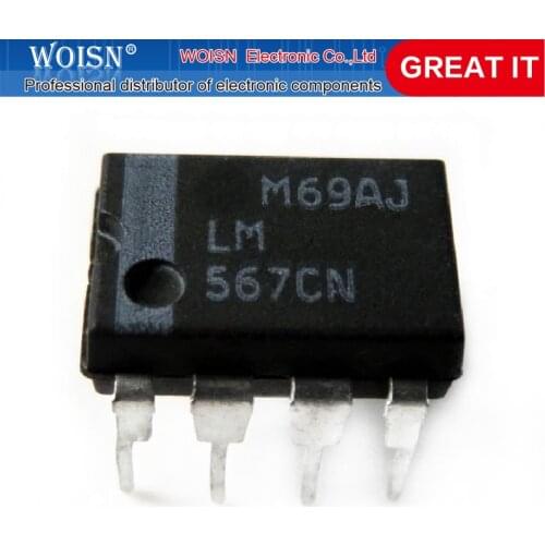 100PCS LM567CN LM567C DIP8 DIP LM567 In Stock