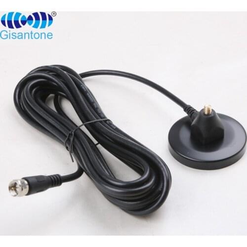 470-862MHz TV signal omni antenna RG174-3M Cable F plug magnetic antenna