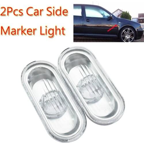 2Pcs Car Auto Side Marker Light For VW Jetta Golf Bora MK4 Passat B5 B5.5 GTI Beetle R32