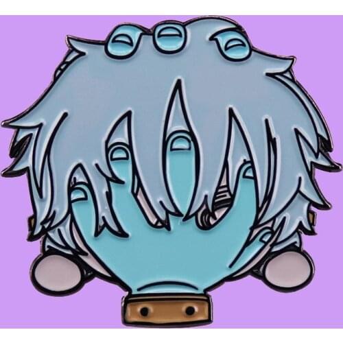 My Hero Academia Brooch Shigaraki Tomura Brooch Pins Enamel Metal Badges Lapel Pin Brooches Jackets Fashion Jewelry Accessories