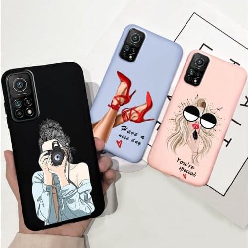 For Xiaomi Mi 10T Pro Lite 10s 5G Case Mi 10 Lite Note 10 Lite Case Beautiful Girls Back Cover For Xiomi Note 10 Lite Mi10 Lite