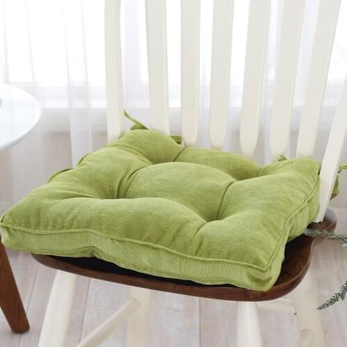 Home Decor Square Seat Cushion Winter Sofa Waist Throw Pillow Dining Chair Seat Pad 7 Colors Buttocks Cushion Pad For Car Office