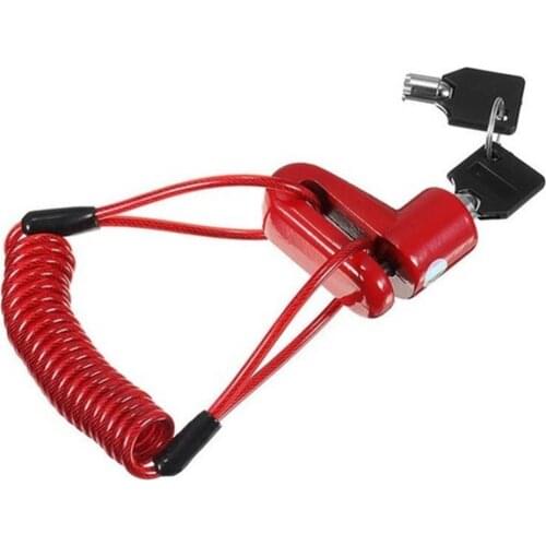 Hot Sale Bicycle Scooter Lock Anti-Theft Disc Brakes Lock with Steel Wire for Electric Skateboard Wheels Bicycle Safety Brake