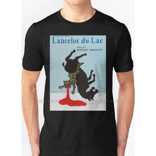 Du Lac-Robert Bresson Film T Shirt 100% Pure Cotton Robert Bresson Du Lac King Arthur Holy Grail Guinevere Knights Of The Round