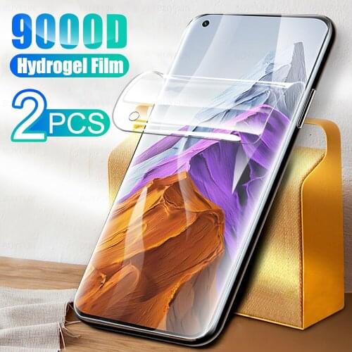 2Pcs Full Cover Hydrogel Film For Xiaomi Mi 11 Pro 6.81 Inches Soft Protective Screen Protection Protector Phone Film Not Glass