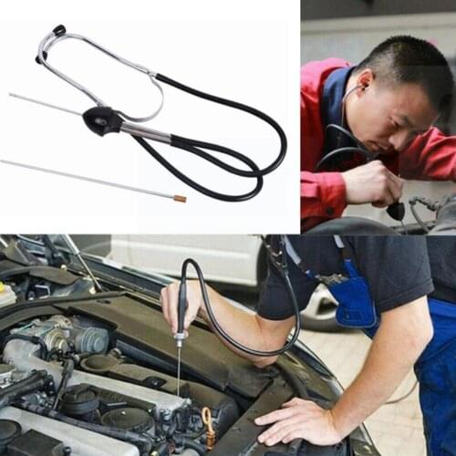 1pc Car Diagnostic Tools Car Engine Block Stethoscope Analyze Tools Automotive Detector Professional MechanicsTester Engine E0V6