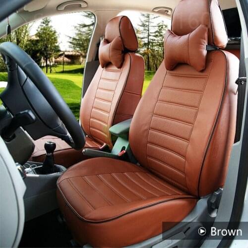 Wenbinge custom Leather car seat cover For KIA K2K3K4K5 Kia Cerato Sportage Optima Maxima carnival auto accessories car stickers