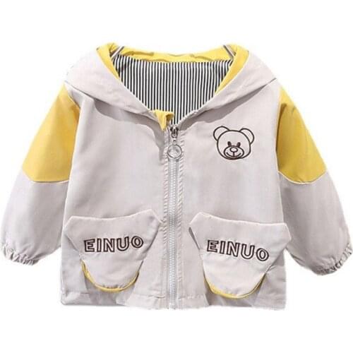 New Spring Children Boys Zipper Clothes Autumn Kid Infant Cotton Clothing Baby Girl Hooded Jacket Toddler Fashion Casual Hoodies