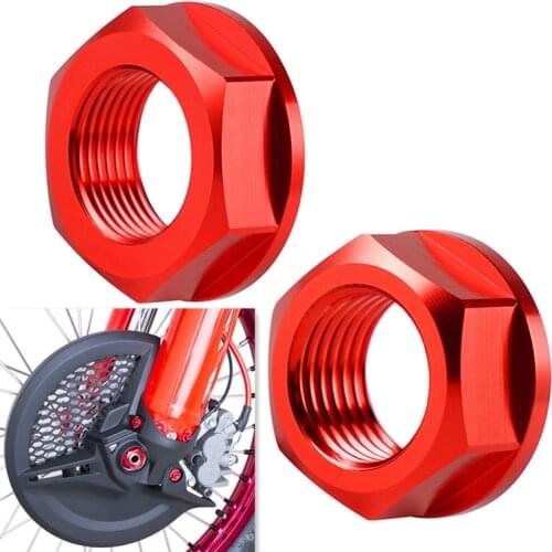 Motorcycle M16 Front & M22 Rear Wheel Axle Nut Screw Bolt For Honda CRF250R CRF250X CRF450R CRF450RX CRF450X CRF250RX CRF450L
