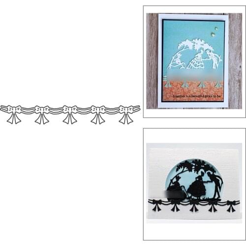 2021 New Banners Bow Metal Cutting Dies For DIY Craft Making Greeting Card Decoration Album and Scrapbooking No Clear Stamps Set