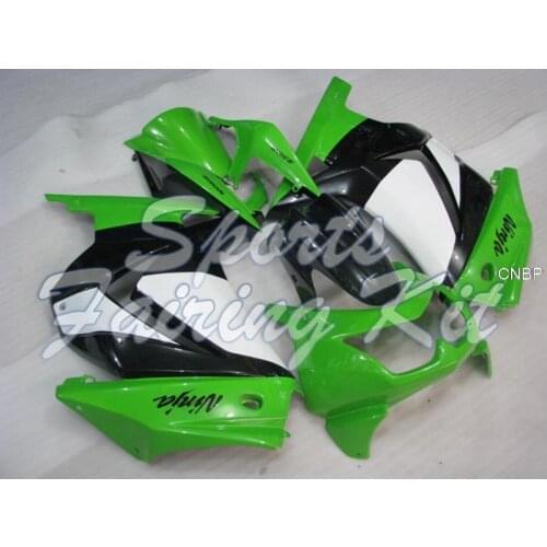 Motorcycle Fairing for EX250 2008 - 2014 Green Black White Fairing Kits EX250 2013 Fairing Kits EX 250 2011