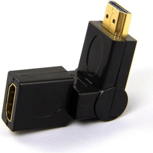 HDMI Adapter 90 Degree Angle Male To Female Cable Converter for HDMI Extender 180 360 Degree PS4 HDTV HDMI Adapter Extender