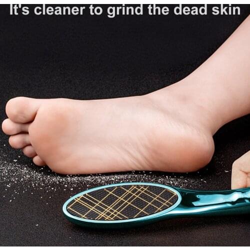 Foot File Plastic Glass Foot Care Rasp Exfoliating Handheld Massage Callus Remover Scrub Manicure Nail Tools
