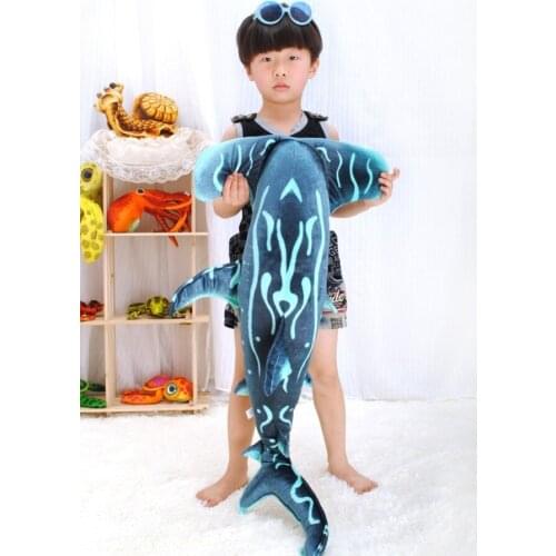 Plush simulation Hammerhead shark toy sea Hammerhead shark toy gift about 100x53cm 0259