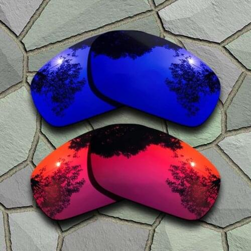 Violet Blue&Violet Red Sunglasses Polarized Replacement Lenses for Oakley Jawbone